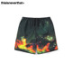 Flame Jogging Short thisisneverthat® 春夏火焰印花运动短裤