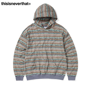 25春夏新款 thisisneverthat® Hoodie Jacquard 连帽卫衣 Wave