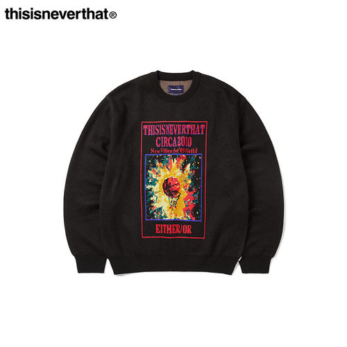 thisisneverthat®Basketball Hoop Knit Sweater秋冬新品毛衣