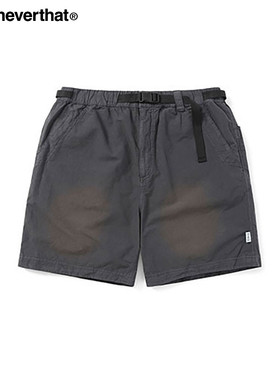thisisneverthat® Belted Dying Short 春夏渐变休闲短裤带腰带