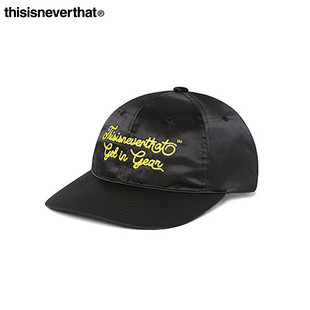 缎面鸭舌棒球帽男女同款 thisisneverthat®Get Cap Gear