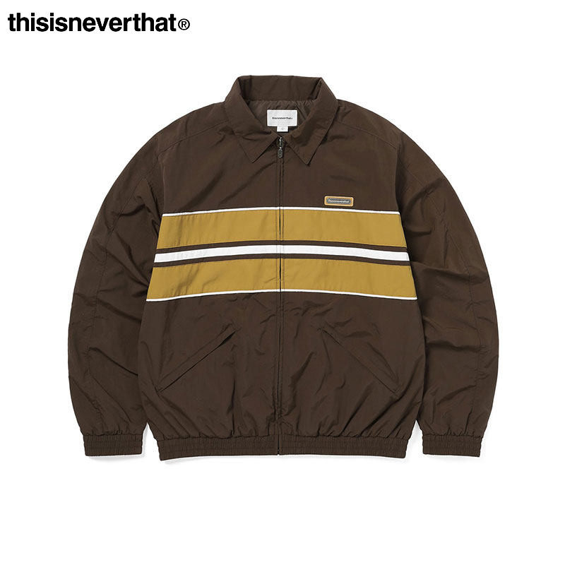 thisisneverthat® Sport Wind Jacket秋冬新款翻领拼色夹克外套