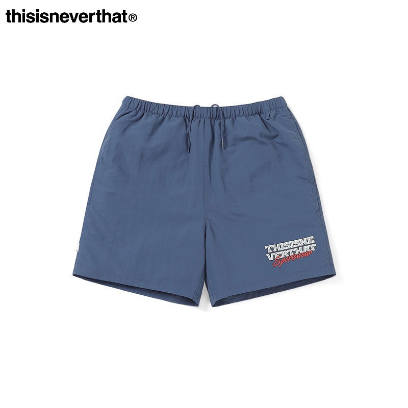 thisisneverthat®Big Logo Nylon Shorts新款logo款尼龙短裤,男装,短裤,淘宝优惠券,粉丝福利购,淘宝优惠卷