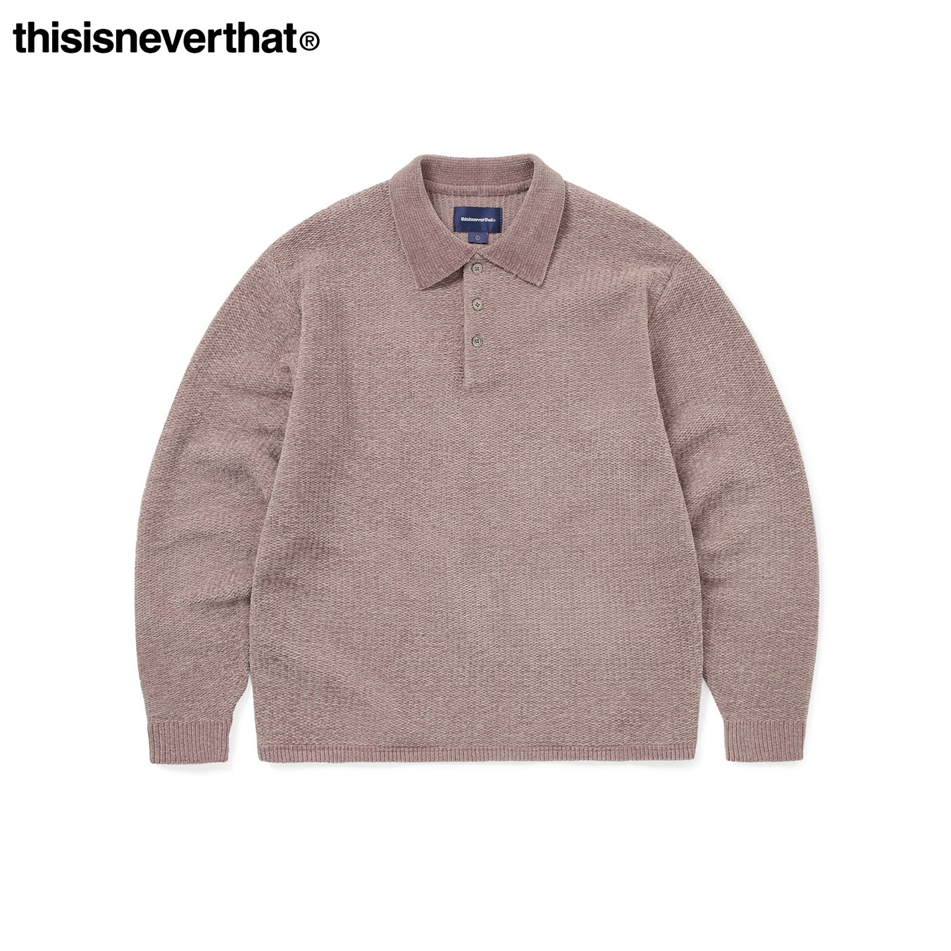 thisisneverthat® Velvet Knit Polo 25年秋冬款针织polo衫男女