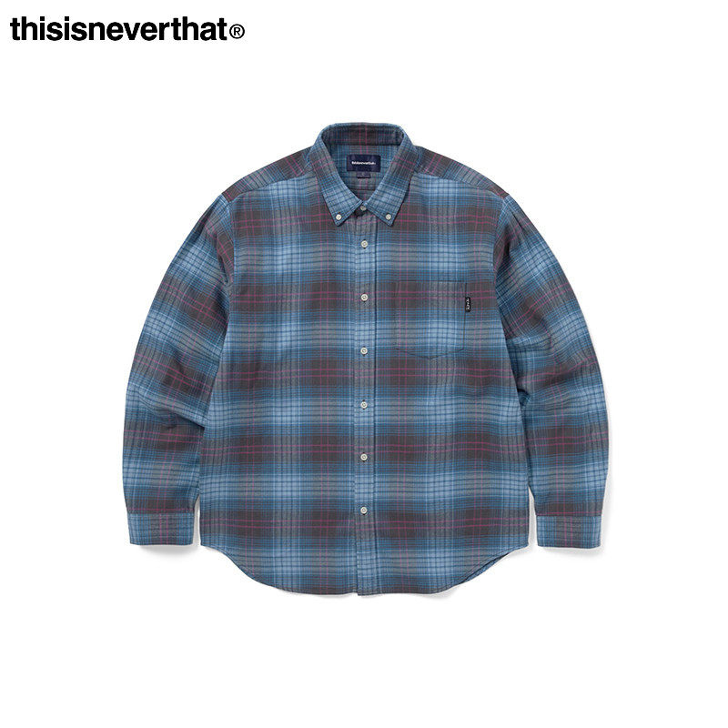 thisisneverthat® Flannel Check Shirt 25春夏新款格子衬衫男款
