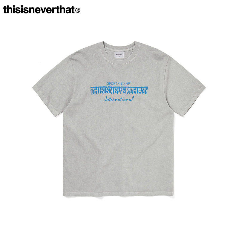 thisisneverthat® S.G. INTL. Tee 26春季新款休闲印花logo短袖