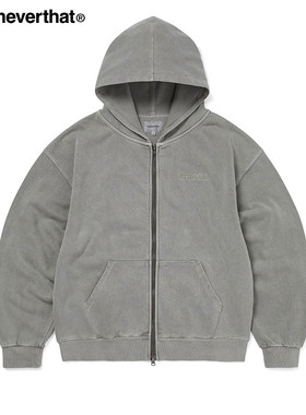 thisisneverthat® Waffle Lined Zip Up Hoodie25年连帽卫衣外套