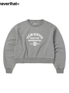 thisisneverthat®New Vision Crack W Crewneck短款秋冬百搭卫衣
