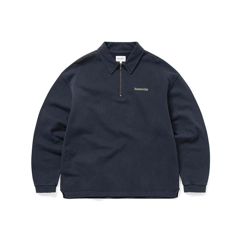 thisisneverthat® Half Zip Polo Sweatshirt 25年秋冬polo卫衣 - 封面