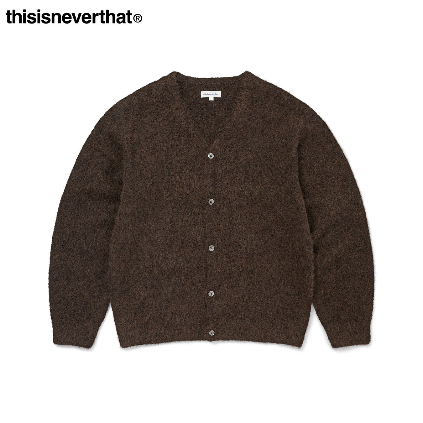 thisisneverthat® Hairy Knit Cardigan 26年秋季卫衣针织衫休闲
