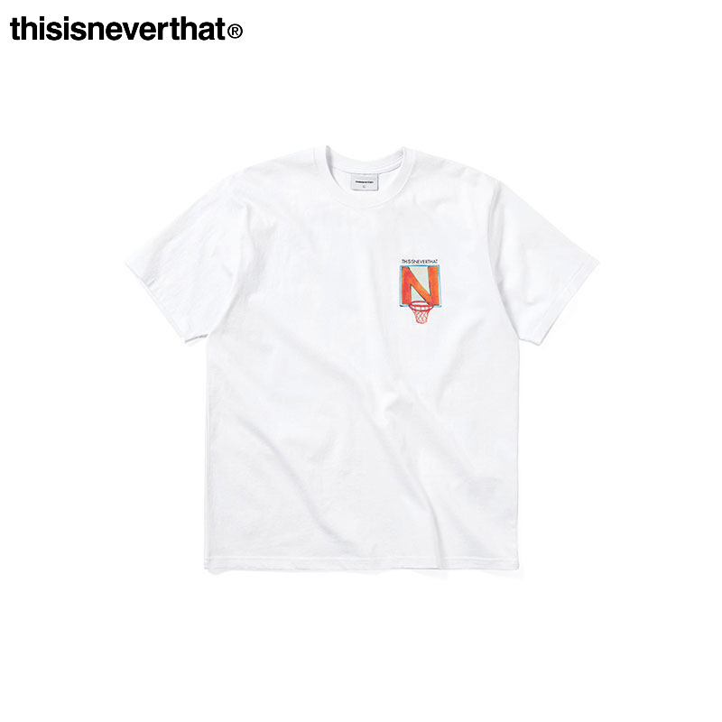 thisisneverthat®N Basketball Hoop Tee 25夏季新款百搭短袖T恤