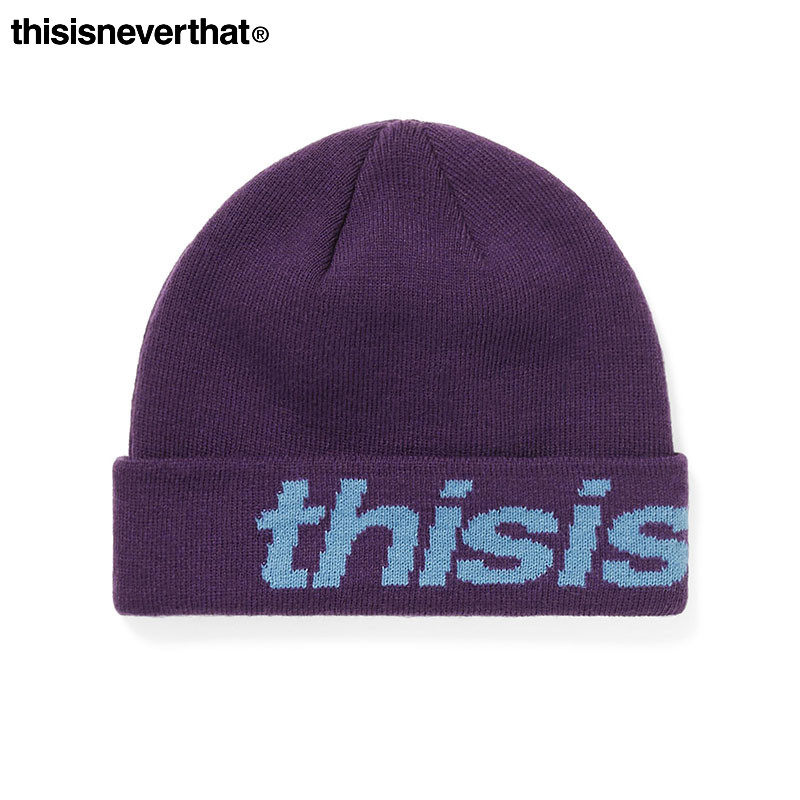 thisisneverthat&reg; HSP-Logo Big Cuff Beanie25年秋冬针织毛线帽