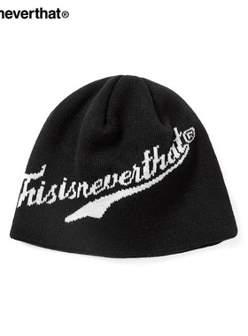 thisisneverthat®  Script-Logo No Cuff Beanie 25新款针织帽