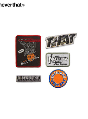 thisisneverthat® TNT Iron-on Patch Set 25新品刺绣布贴套装