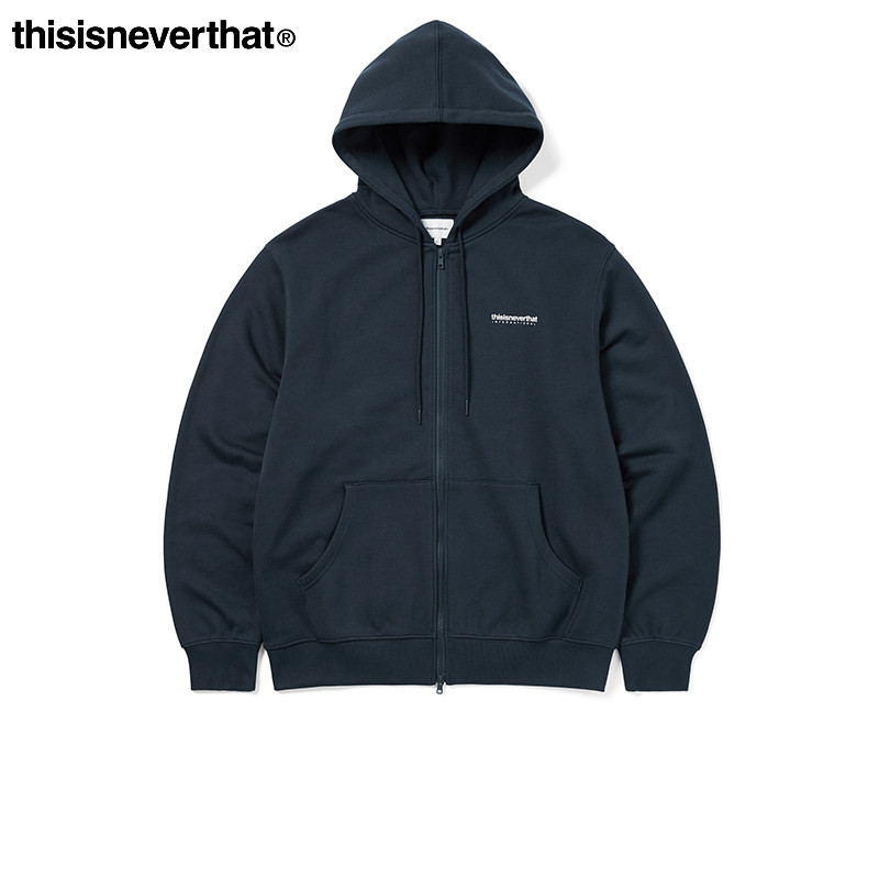 thisisneverthat®INTL. Logo Zip Up Hoodie 25新品连帽拉链卫衣