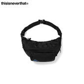 新款 thisisneverthat® 斜挎牛角包 Lumbar Pack Washed Nylon