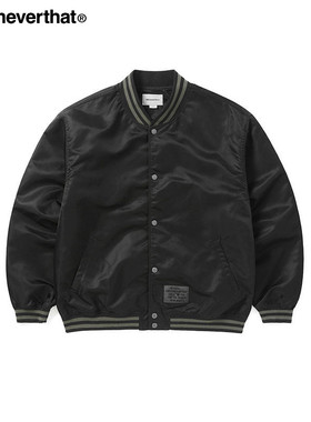 thisisneverthat®Satin Varsity Jacket 秋冬缎面棒球夹克外套