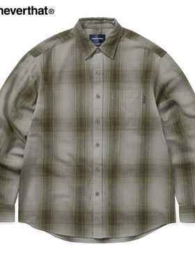 thisisneverthat® Nep Shadow Check Shirt秋冬宽松格纹长袖衬衫