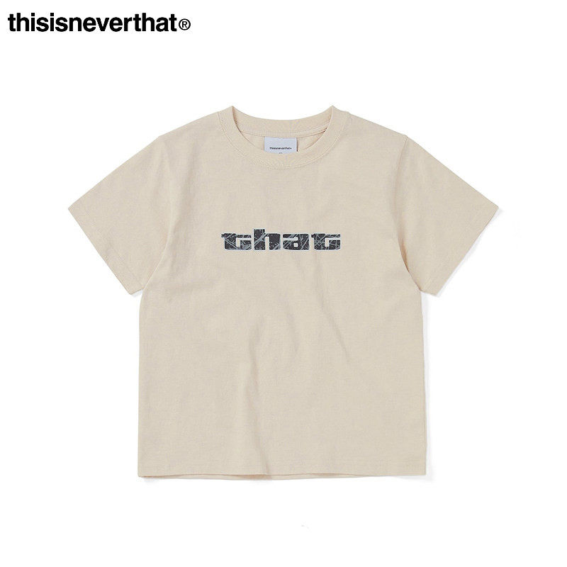 thisisneverthat® Big Initial W Tee 新款纯棉上衣女短袖t恤