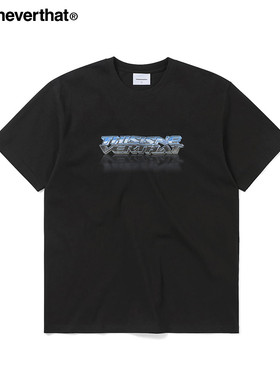 thisisneverthat®Metallic Logo Tee春夏渐变字母印花短袖T恤