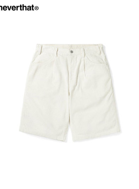 thisisneverthat®Overdyed Corduroy Short 春夏款男士宽松短裤