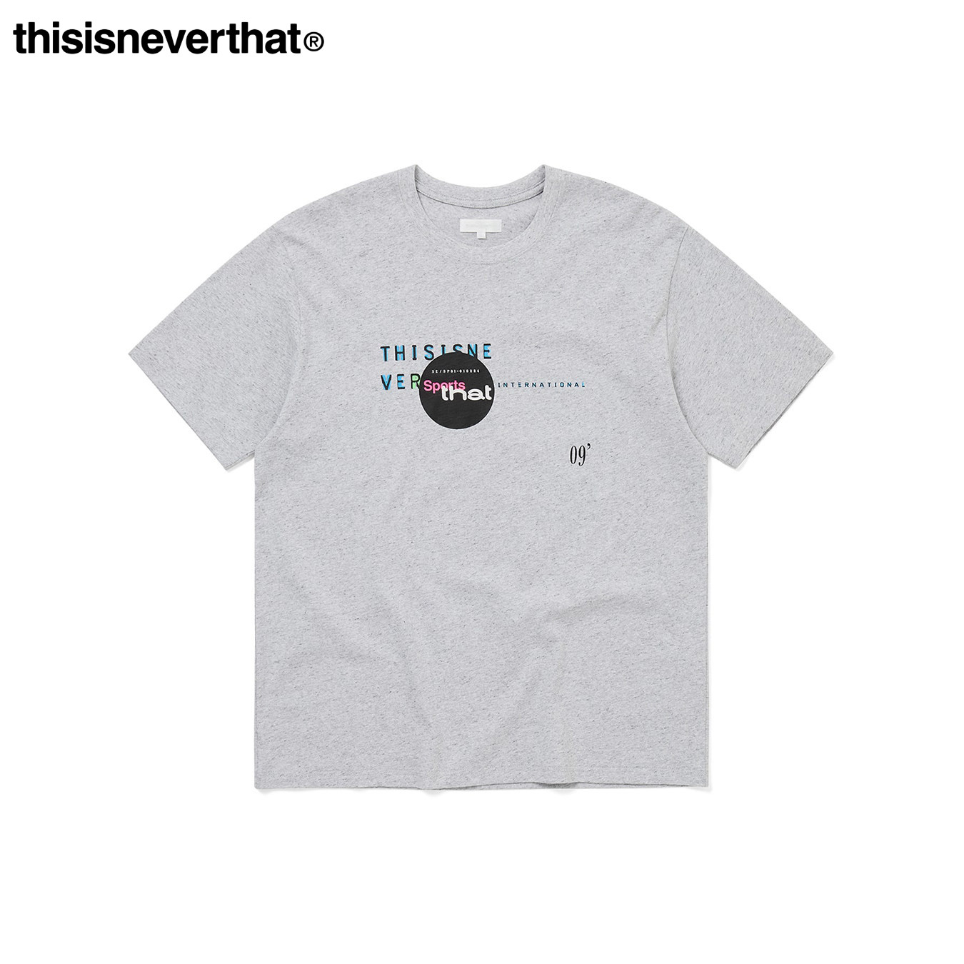 thisisneverthat® Composition Tee 26年短袖t恤男女同款情侣
