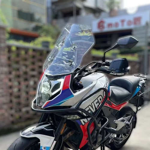 天飞仕适用春风650MT加厚挡风玻璃风挡护胸挡风进口前加高改装板
