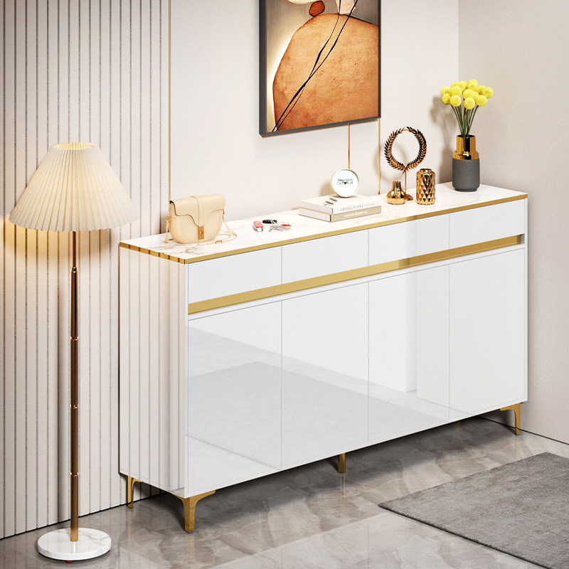 鞋柜家用门口室内靠墙大容量轻奢玄关柜一体入户2024新款爆款鞋架