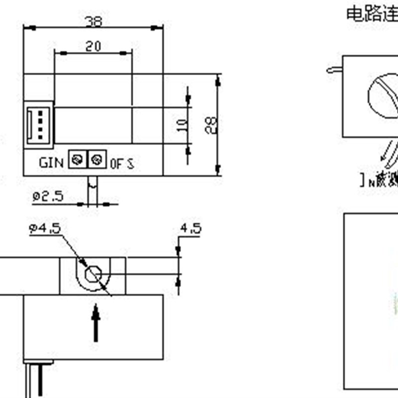 霍尔电流传感器CHF-250B  50B~600B  CHF-100C宇波模块chf-500B