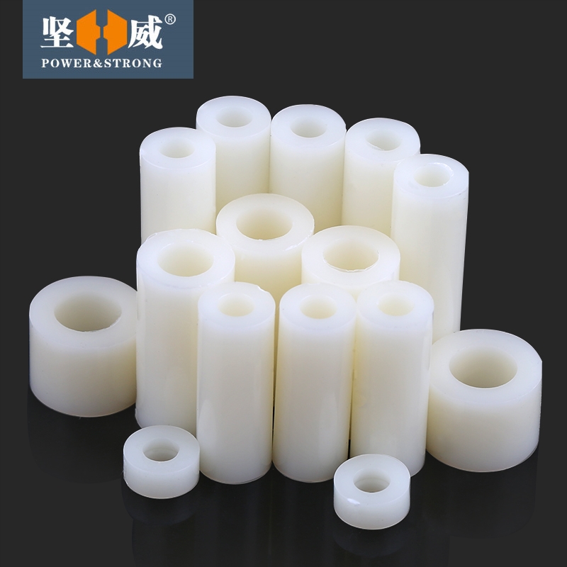 尼龙隔离柱套管ABS垫高绝缘柱塑料垫片直通柱圆孔间隔柱3-14