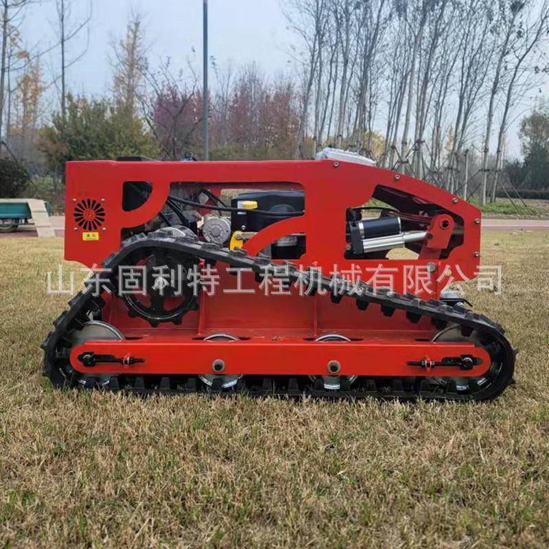 履带遥控四驱割草机全地形农用小型柴油碎草机果园草坪除草机厂家