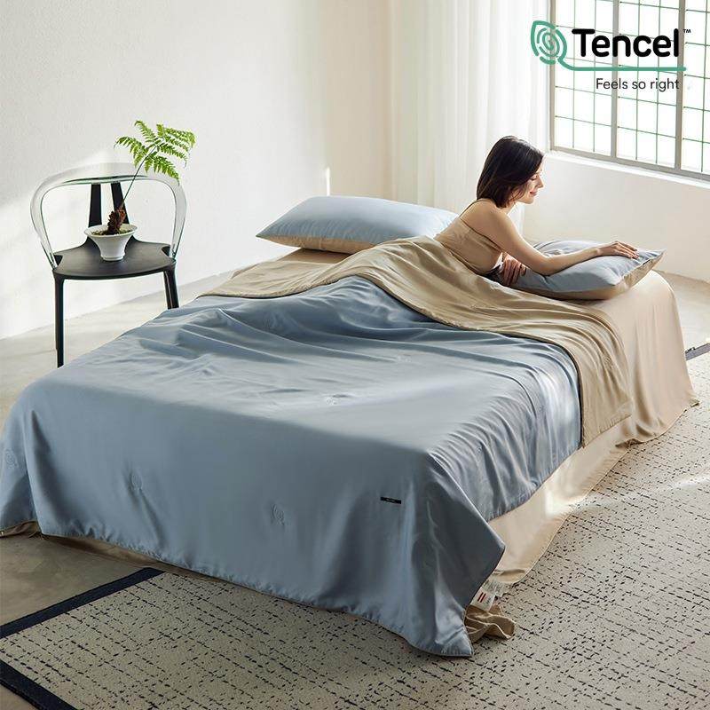 A类100支奥地利兰精凉天夏被四件套LF级超丝赛细旦莱尔蚕丝薄QG-2,床上用品,化纤被,淘宝优惠券,粉丝福利购,淘宝优惠卷