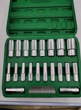 梅花凡套汽16873筒3加长8cm大飞接口套头机修专用烙钢8—2整套12