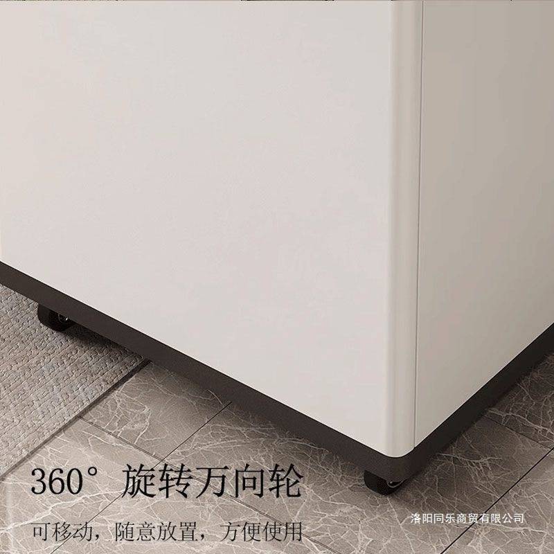 可移动茶台家用小型岩板茶车家用旋转小茶桌沙发边茶几烧水壶一体