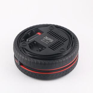 便携式示12V666字数显轮胎式气泵大电机充气机预设胎型压监测