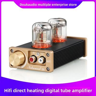 E6 HIFI直热型电子管胆前级 音频前置放大器桌面发烧胆机功放提升