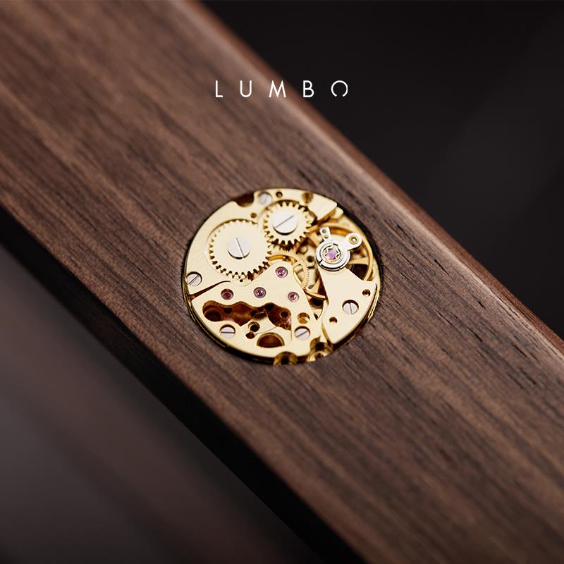 LUMBO良白/时光手表盒·十表位/原创黑胡桃实木玻璃盖腕表收纳盒