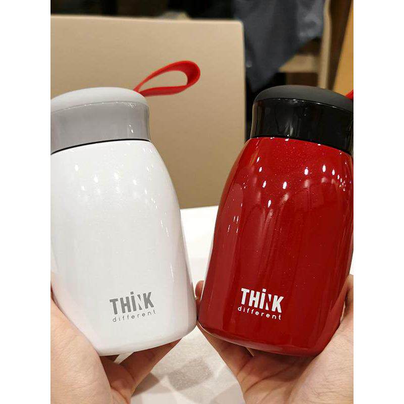 日本精工MUDU大肚保温杯女士小巧便携学生水杯防摔高颜值简约杯