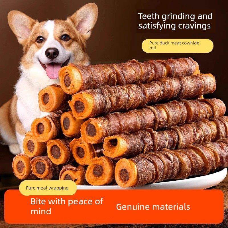 狗狗鸭肉缠牛皮磨牙棒风干牛皮卷夹心洁牙棒鸡肉干宠物狗零食,宠物/宠物食品及用品,狗磨牙棒/洁齿骨/咬胶,淘宝优惠券,粉丝福利购,淘宝优惠卷