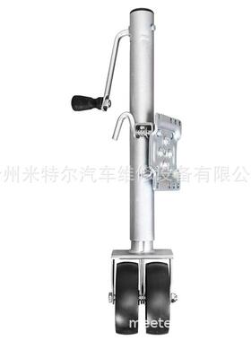 拖车千斤顶双轮美式游艇房车骑士导向轮手摇千斤顶2000LBS