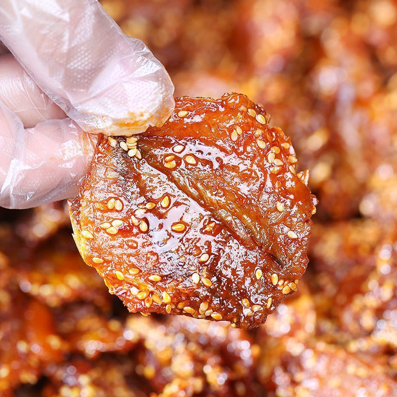 香辣红娘鱼干即零食蜜汁甜辣小鱼干货鱼仔海鲜龙头鱼小吃特产食品