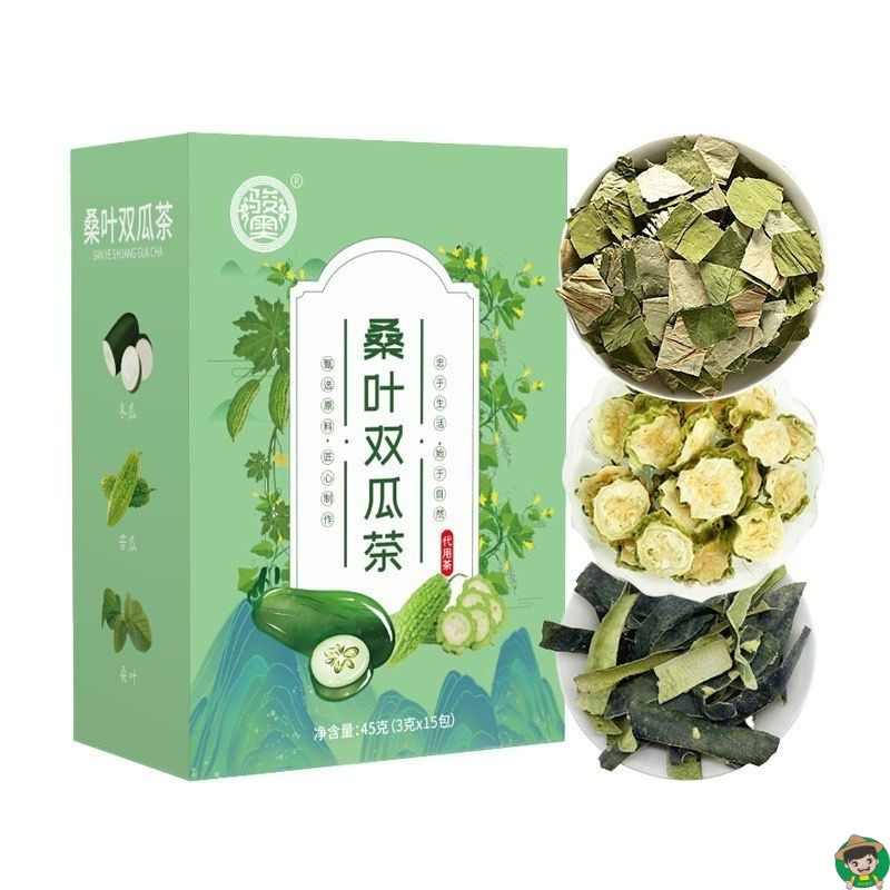 桑叶双瓜正品苦瓜冬瓜优质霜后泡茶冲泡养生茶盒装组合……,茶,代用/花草茶,淘宝优惠券,粉丝福利购,淘宝优惠卷
