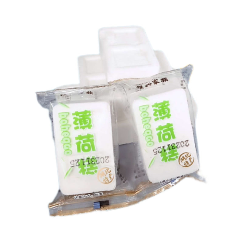 薄荷糕老式清凉糕糯米糕点心传统糕点小吃湖北特产中式糕点小零食