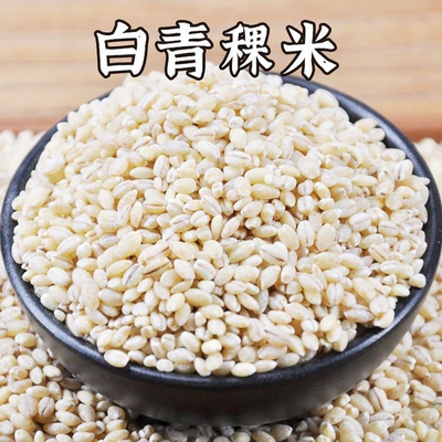 白青稞米青海高原谷物优质西藏青稞低脂五谷杂粮大麦仁粗粮新米