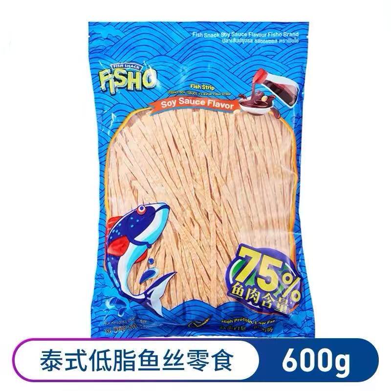 山姆FISHO泰国进口酱油风味鱼丝美味诱人越嚼越香代购官方旗舰店