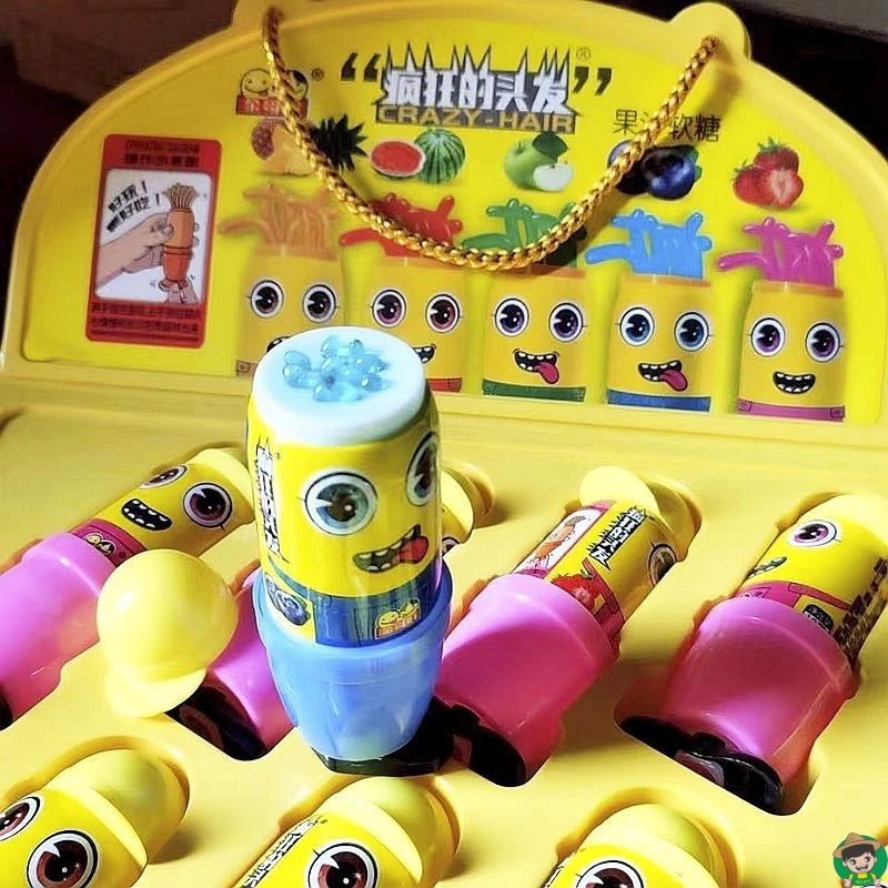 黄人头发丝果味软糖疯狂的头发网红卡通趣味糖果金哥们多味零食,零食/坚果/特产,传统糖果,淘宝优惠券,粉丝福利购,淘宝优惠卷