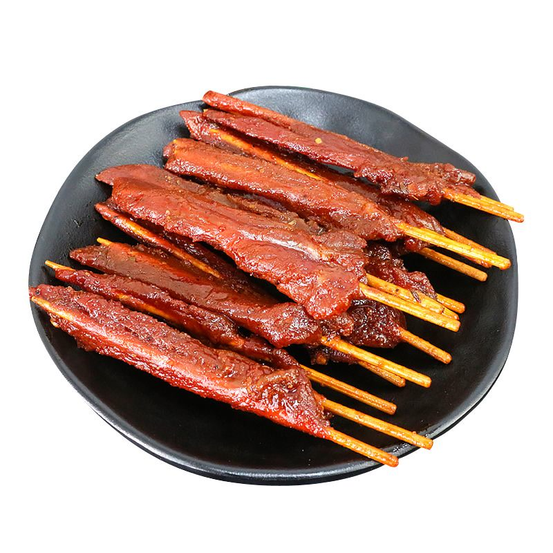 黑山羊味肉串湖南特产爆辣味微辣味零食牙签肉麻辣肉串鸭肉零食