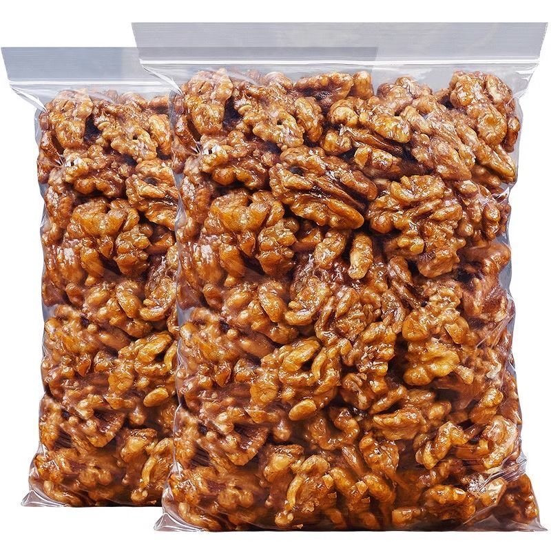 新鲜现货】蜂蜜味琥珀核桃仁坚果炒货香酥脆甜下午茶休闲零食408g