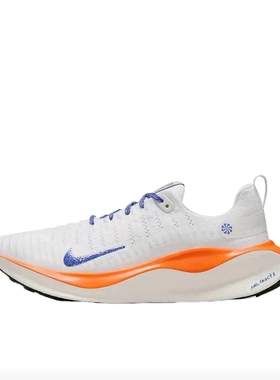 耐克Nike React Infinity Run 4 4代跑鞋低帮男款白橙色HJ6648