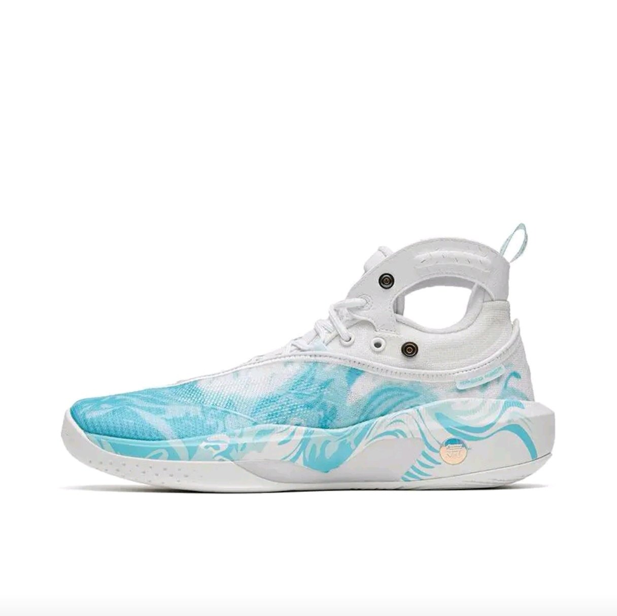 安踏 KT8汤普森氮科技抗扭转稳定支撑防滑耐磨减震碳板实战篮球鞋